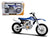 Yamaha YZ450F Blue and White 1/12 Diecast Motorcycle Model