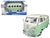 Volkswagen Van Samba Bus Green and Cream 1/25 Diecast Model