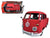 Volkswagen Type 2 (T1) Double Cab Pickup Truck Wax Red 1/24