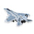 FMS FMS093P F-15 Eagle Grey V2 64mm EDF RC Plane PNP -