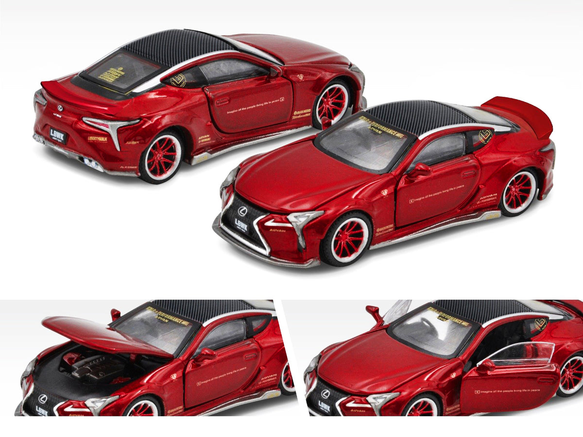 Lexus LC500 LB Works RHD (Right Hand Drive) Red Metallic with Carbon ...