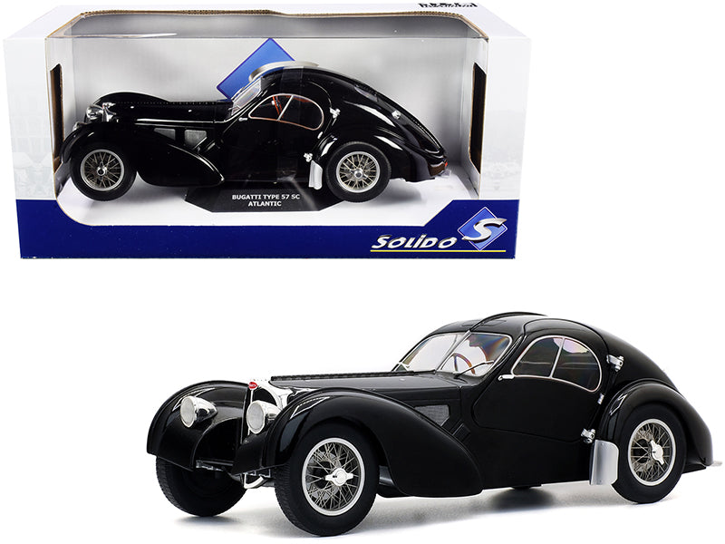 1937 Bugatti Type 57 SC Atlantic RHD (Right Hand Drive) Black 1/18 ...