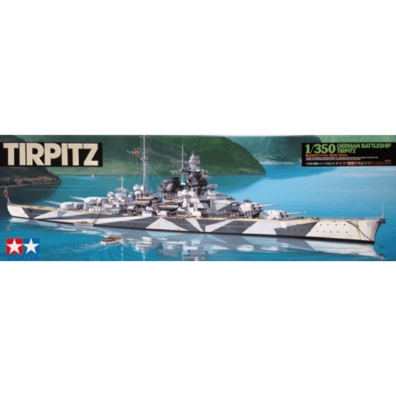 Tamiya Maquette Cuirassé Tirpitz – Échelle 1/350 – Maquette Bateau De Collection