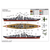 Trumpeter 03702 1/200 German Bismarck Battleship - Model